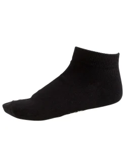 Next 5 Pack Cotton Rich Trainer Socks Black Outlet