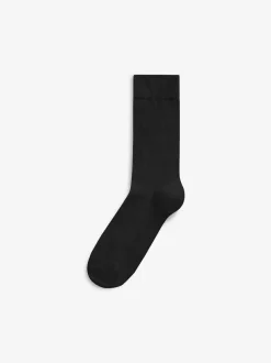 Next Black 18 Pack Mens Cotton Rich Socks