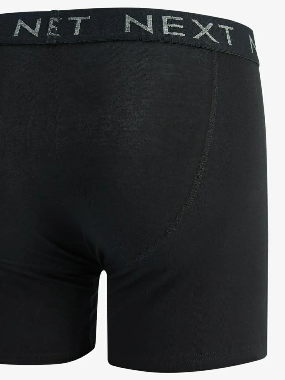 Next Black 15 Pack Sports Longer Length A-Front Boxers Best