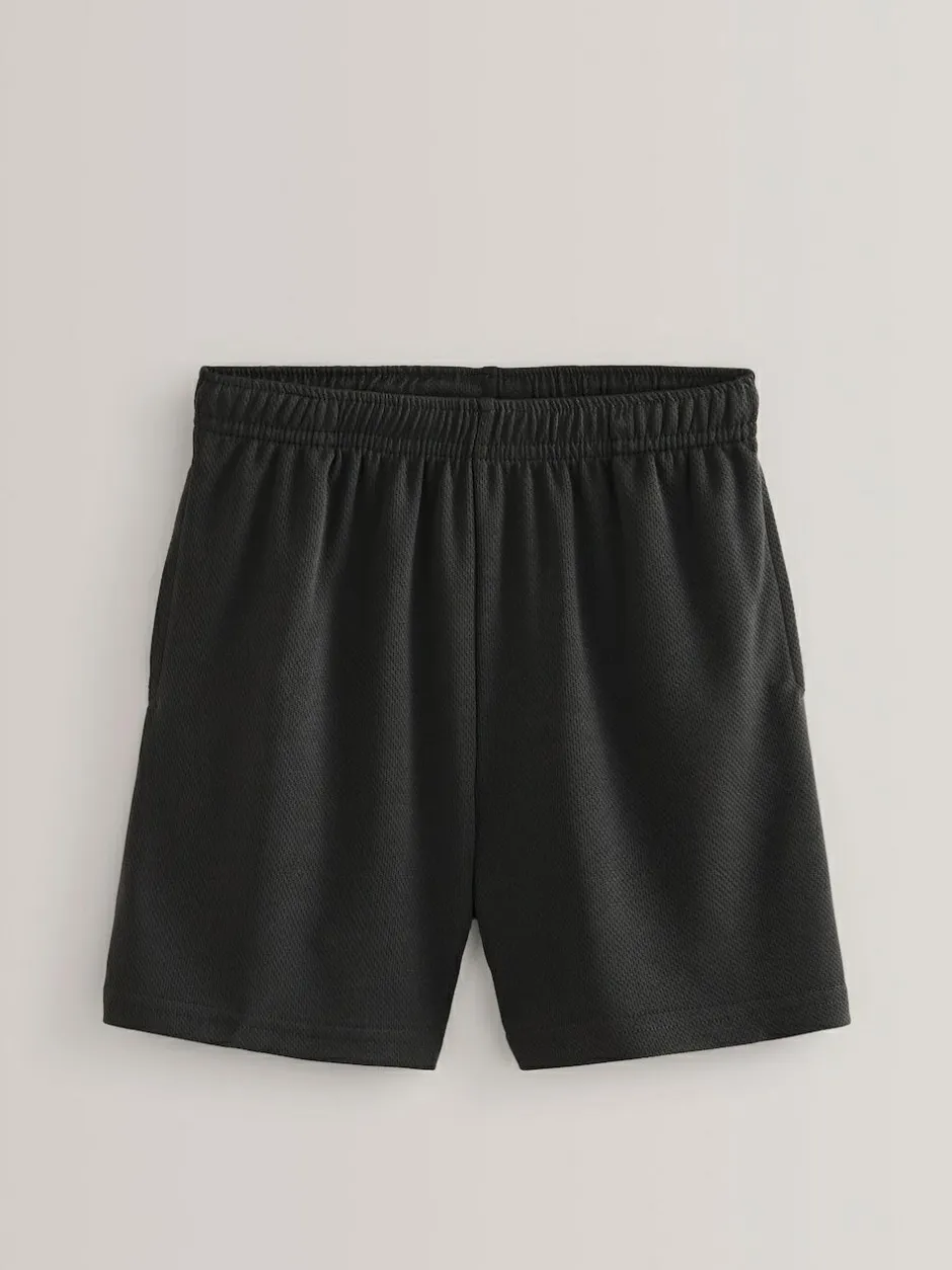 Next 2 Pack Sports Shorts (3-16yrs) Black New