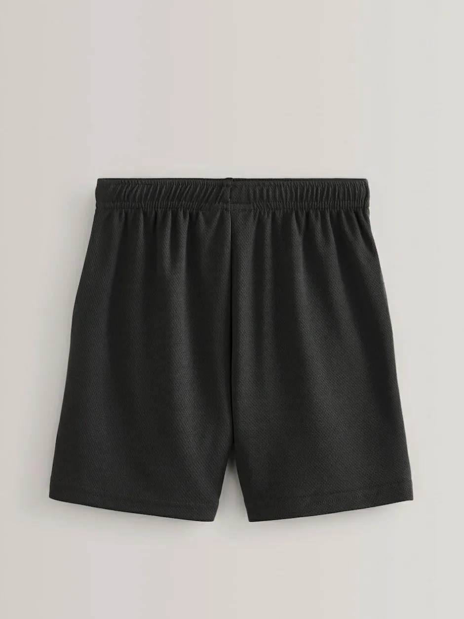 Next 2 Pack Sports Shorts (3-16yrs) Black New