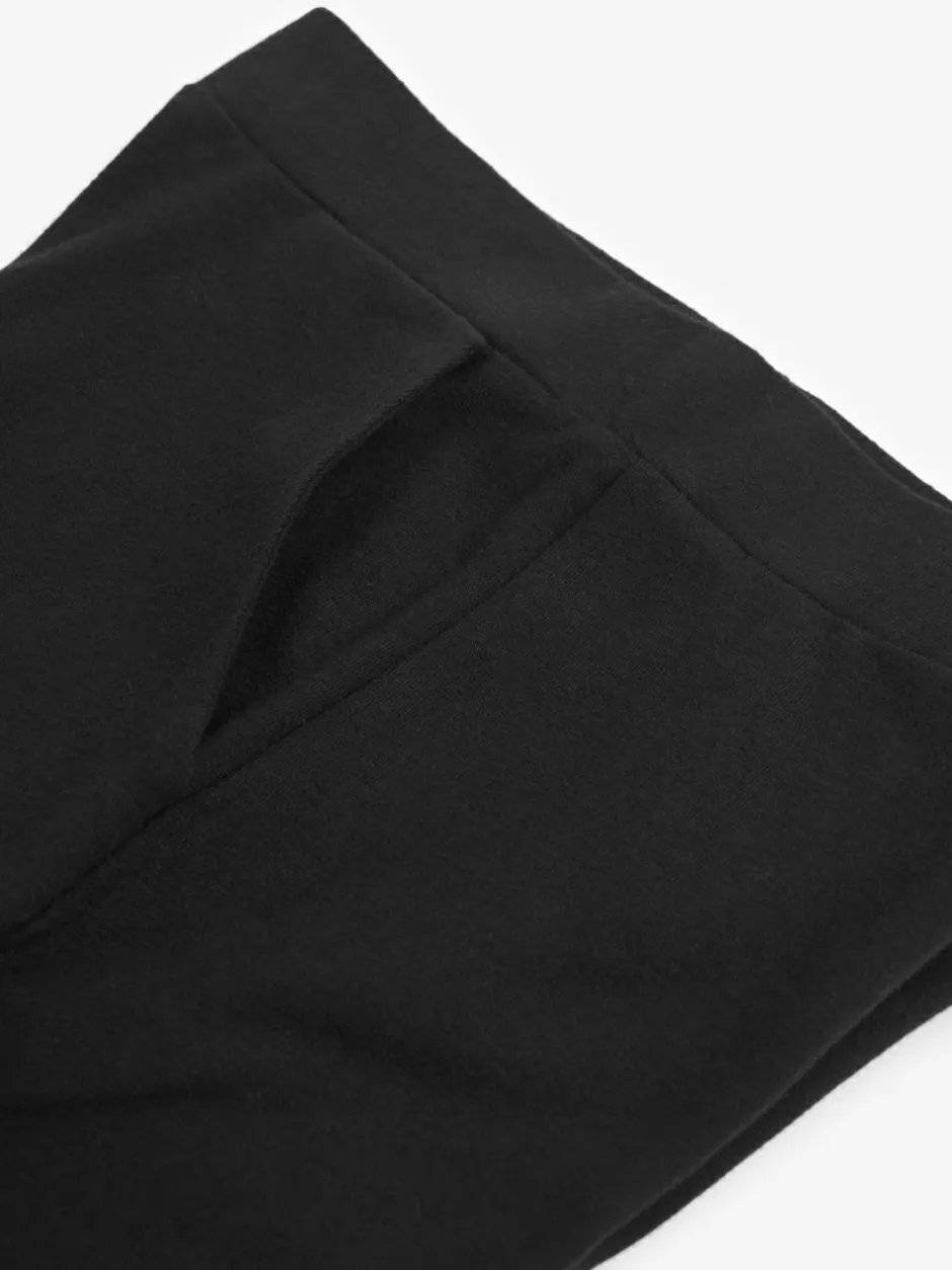 Next 1 Pack Wide Leg Jersey Trousers (3-16yrs) Black