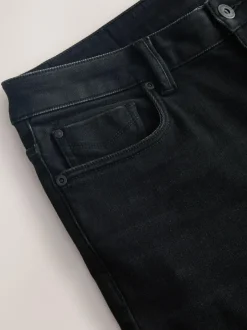 Next Black - ThermoGen Straight Fit Motionflex Jeans
