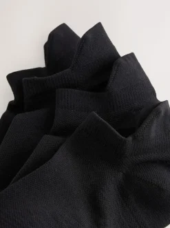 Next Active Cushioned Sports Trainer Socks 4 Pack Black Discount