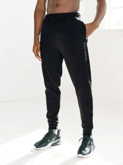 Next Black Active Training Division Slim Fit Joggers Outlet