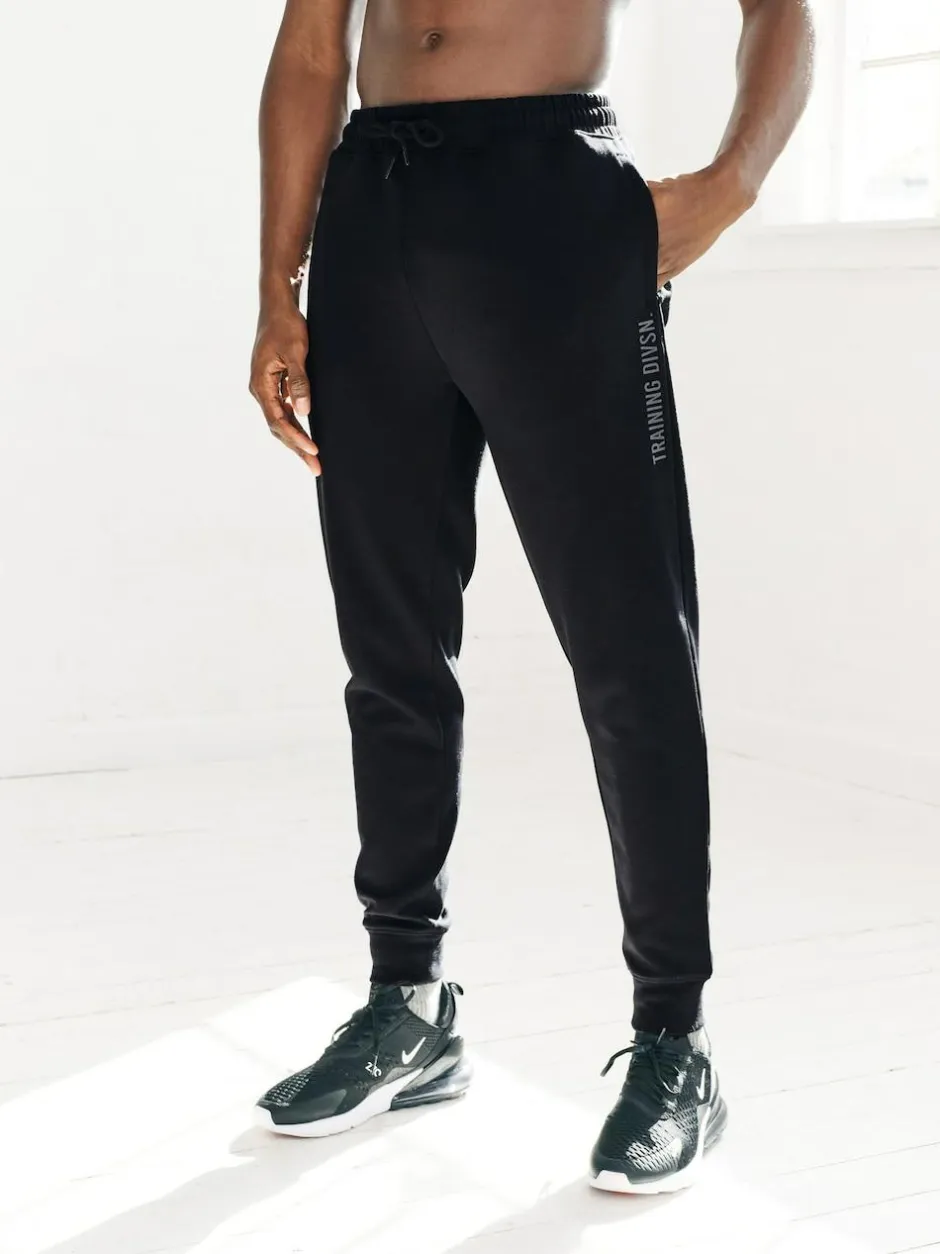 Next Black Active Training Division Slim Fit Joggers Outlet