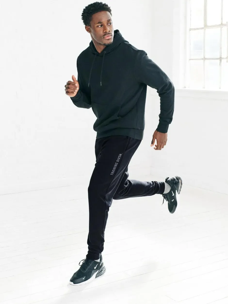 Next Black Active Training Division Slim Fit Joggers Outlet