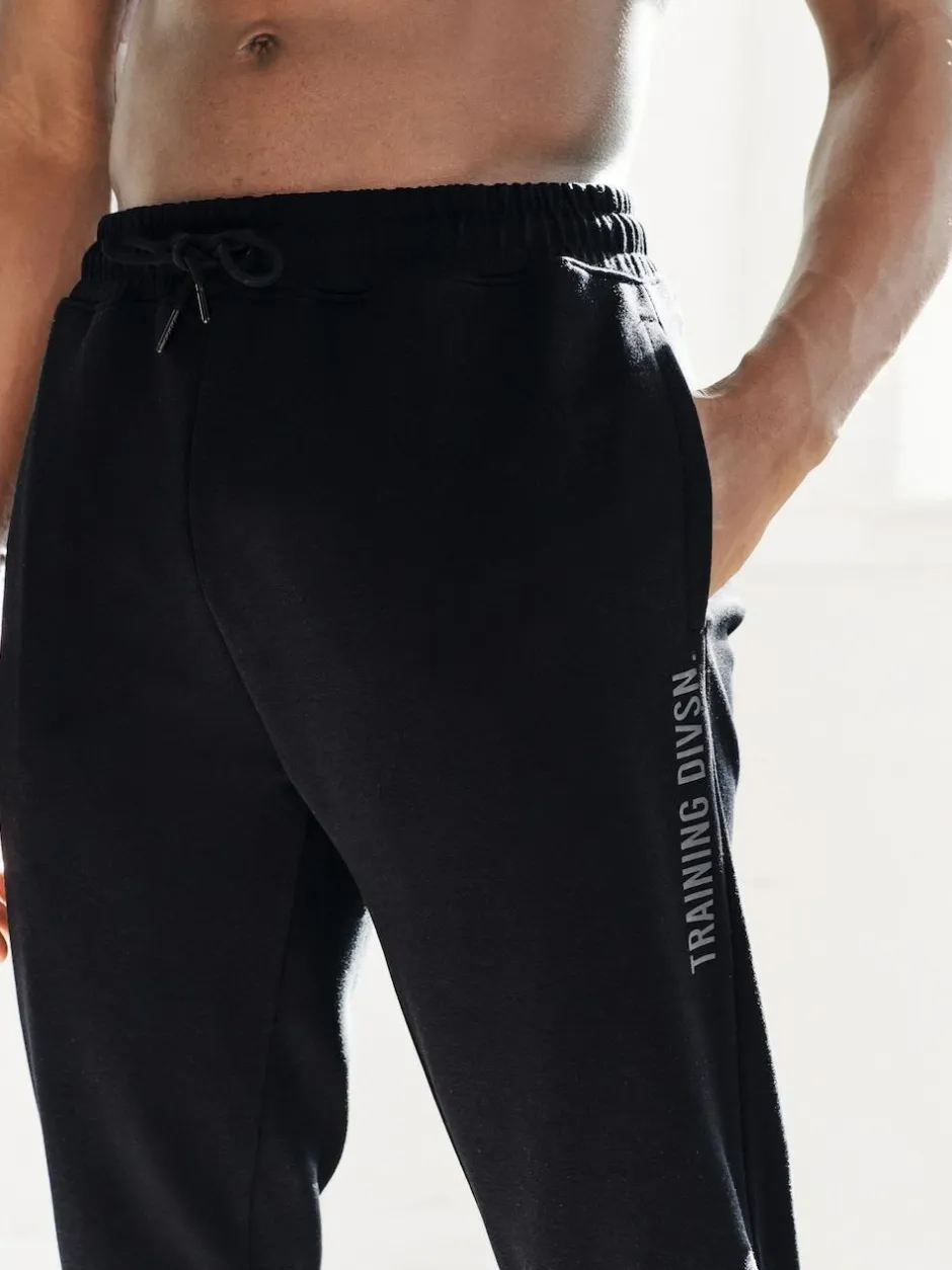 Next Black Active Training Division Slim Fit Joggers Outlet