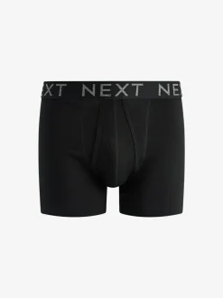 Next Black A-Front Boxers 10 Pack New