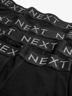 Next Black A-Front Cotton Rich Boxers 15 Pack Sale