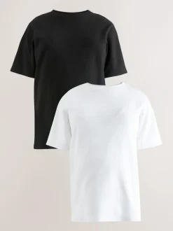 Next Maternity Nursing T-Shirts 2 Pack Black And White Hot