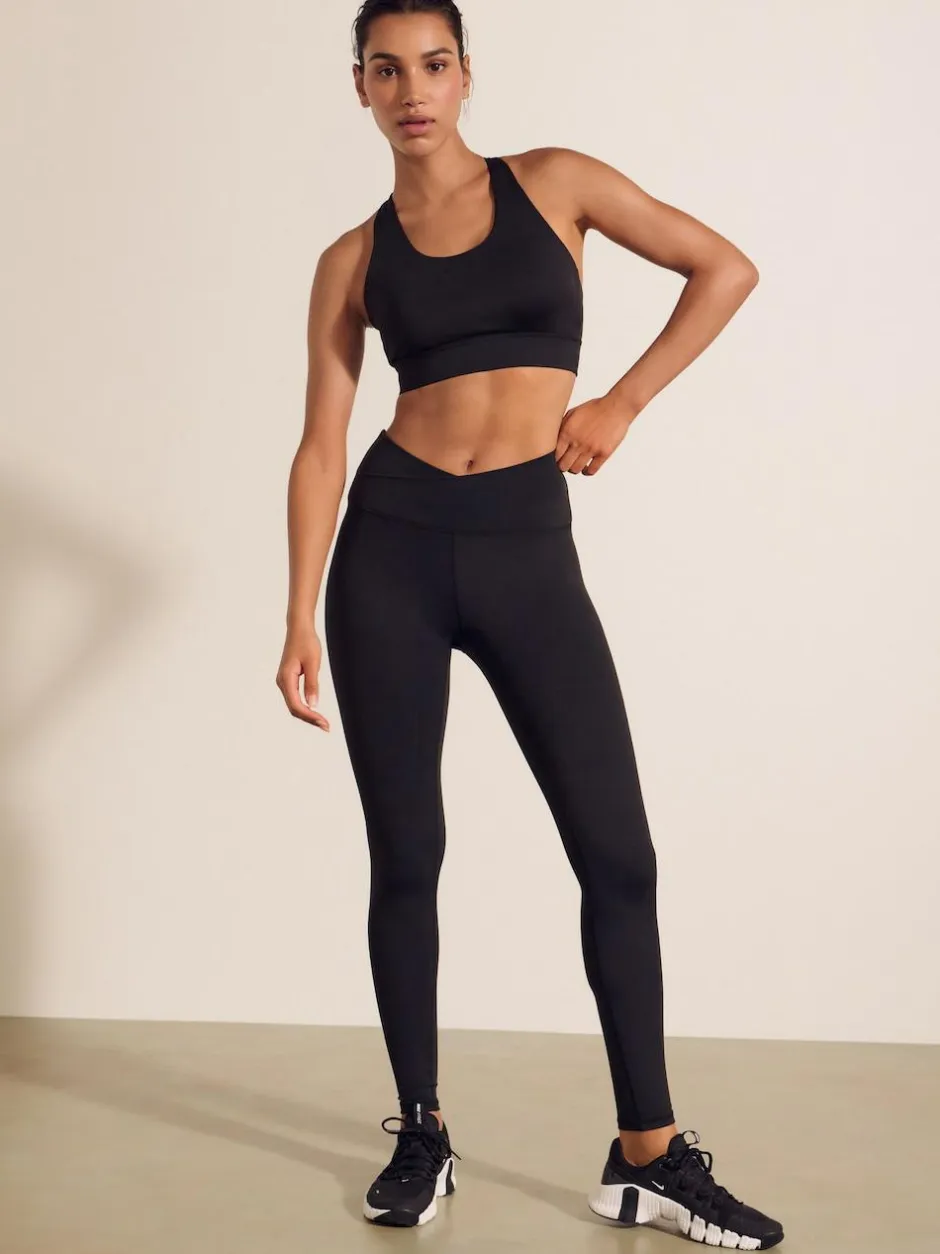 Next Balance Wrap Front Yoga Leggings Black