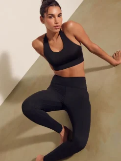 Next Balance Wrap Front Yoga Leggings Black