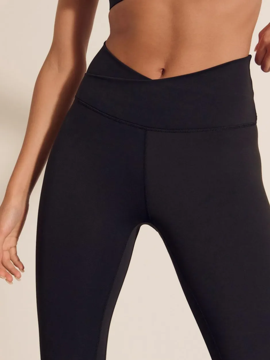 Next Balance Wrap Front Yoga Leggings Black