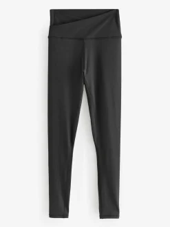 Next Balance Wrap Front Yoga Leggings Black