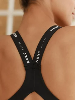 Next B-G Active High Impact Dry Tech Sports Bra Black Sale