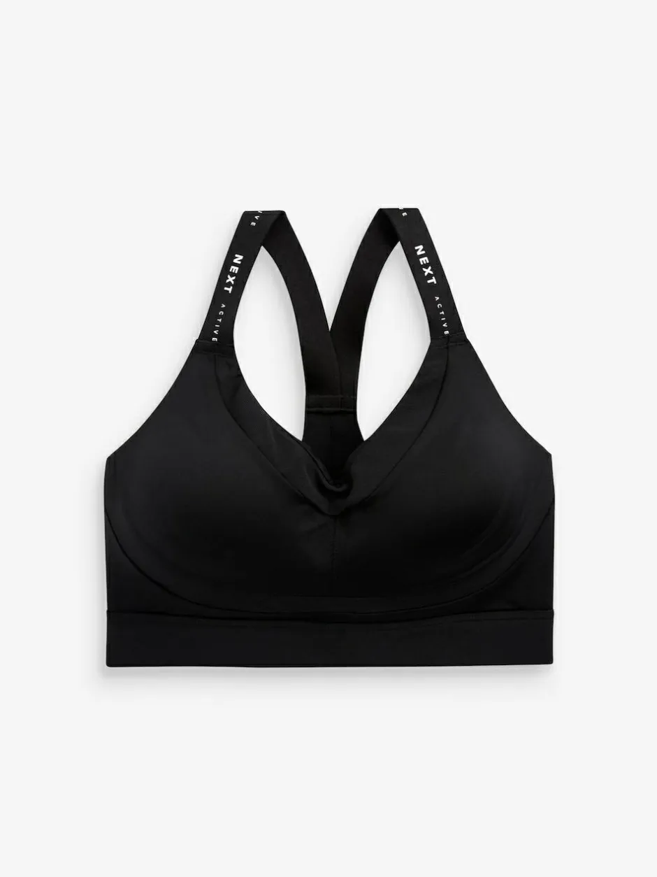 Next B-G Active High Impact Dry Tech Sports Bra Black Sale