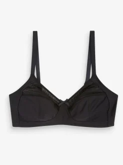 Next B-H Total Support Non Wire Full Cup Ultimate Comfort Bra Black Outlet