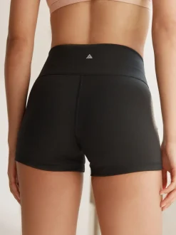 Next Black Booty Sports Dry Tech Tummy Control Shorts Outlet