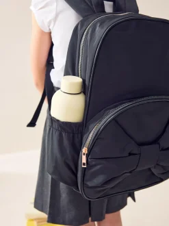 Next Black Bow Backpack Clearance