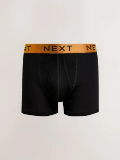 Next Black Bright Colour Shiny Waistbands A-Front Boxers 10 Pack Online