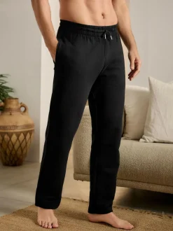 Next Black Brushback Heavyweight Open Joggers Best
