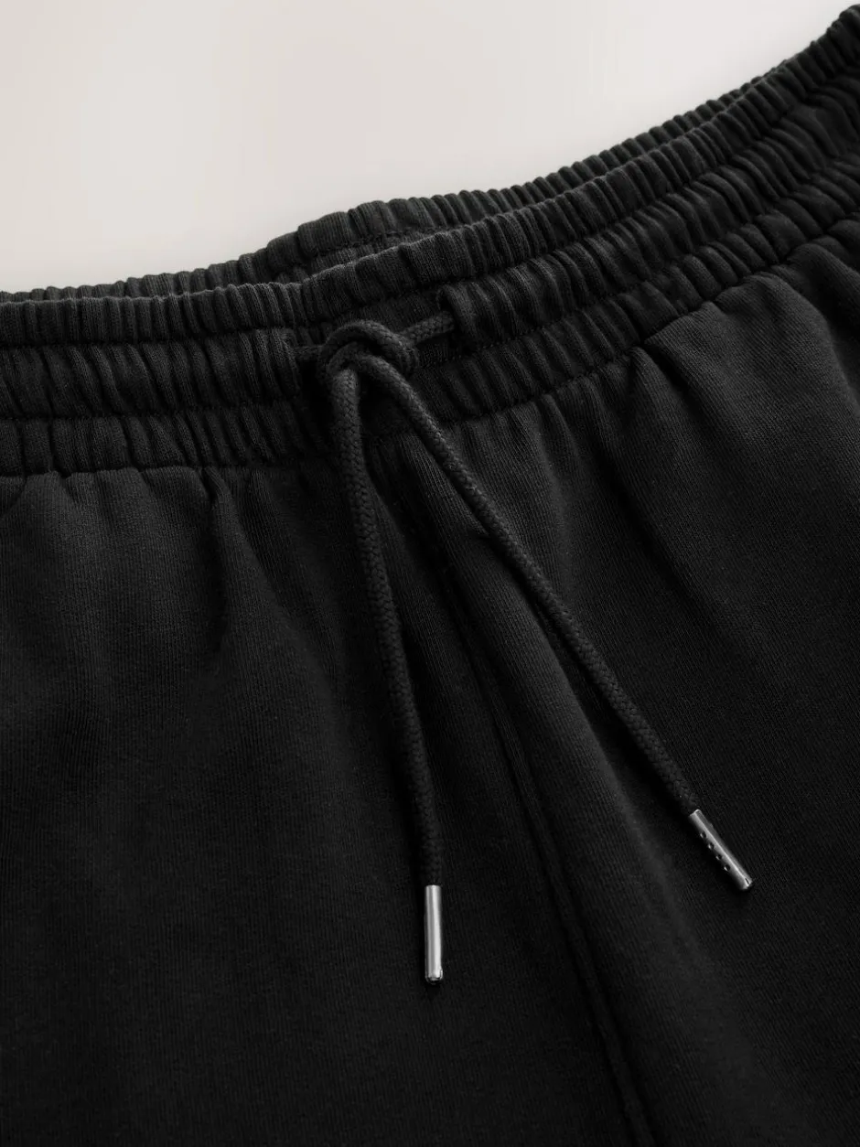 Next Black Brushback Heavyweight Open Joggers Best