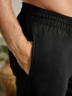 Next Black Brushback Heavyweight Open Joggers Best