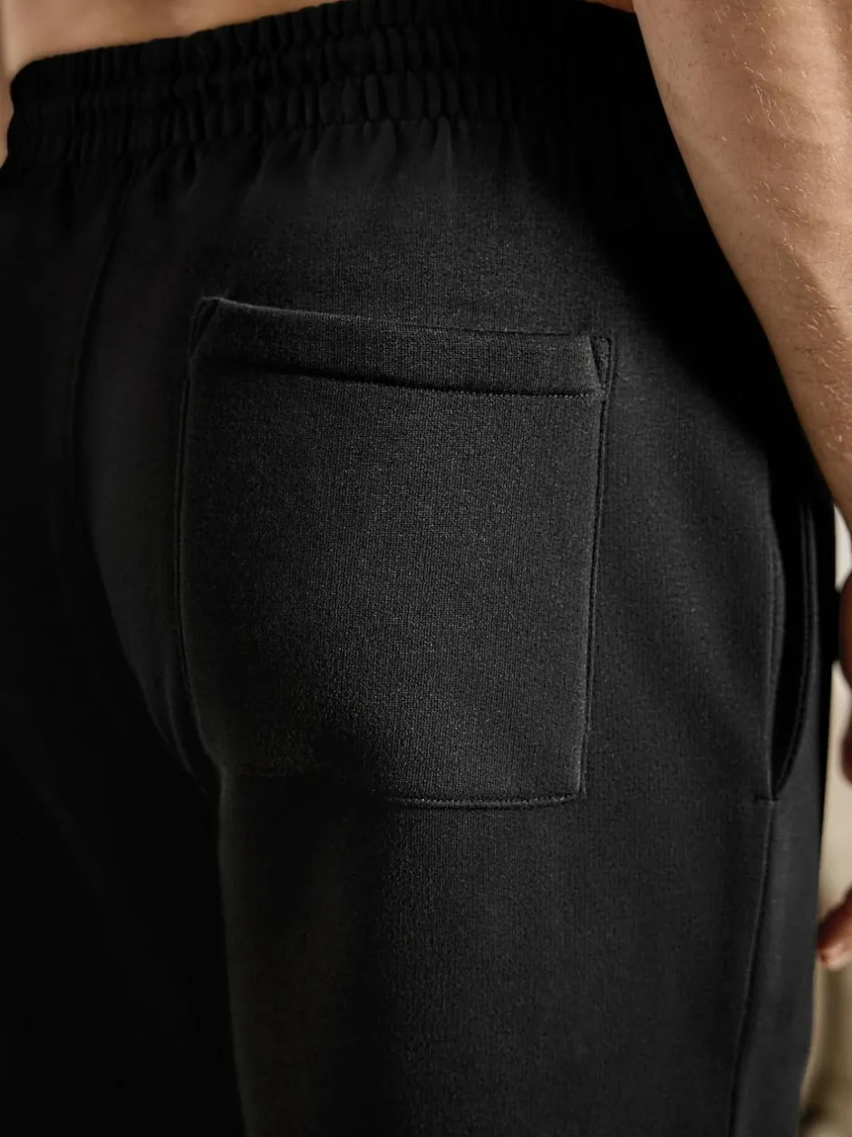 Next Black Brushback Heavyweight Open Joggers Best