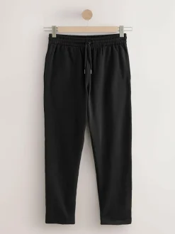 Next Black Brushback Heavyweight Open Joggers Best