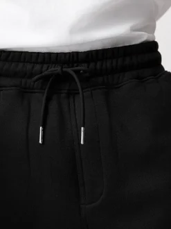 Next Brushed Jersey Zip Pocket Shorts Black Sale