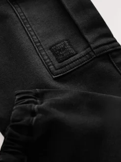 Next Cargo Jeans With Elasticated Waist (3-16yrs) Black Clearance