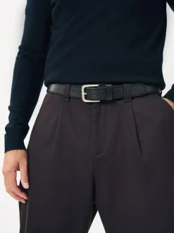 Next Casual Leather Belt Black Online