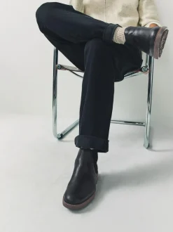 Next Casual Leather Chelsea Boots Black Outlet