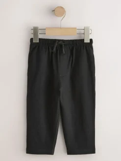Next Stripe Joggers 3 Pack (3mths-7yrs) Black Cement And Checkerboard Outlet