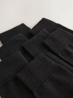 Next Black Colour Ombre 7 Pack Mens Cotton Rich Socks