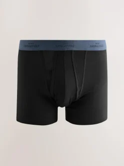 Next Black Comfort Soft 4 pack Signature A-Fronts Boxers Clearance
