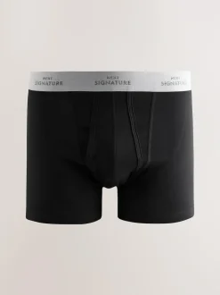 Next Black Comfort Soft 4 pack Signature A-Fronts Boxers Clearance