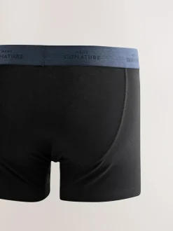 Next Black Comfort Soft 4 pack Signature A-Fronts Boxers Clearance