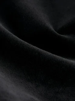 Next Corduroy Mini Wrap Skirt Black Outlet