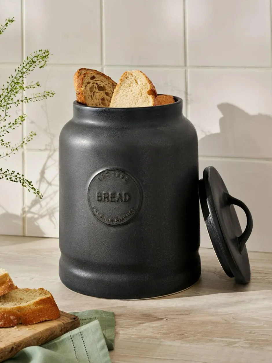 Next Country Badge Bread Bin Black Sale
