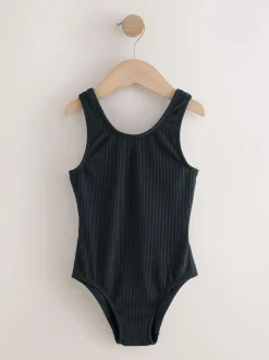 Next Crinkle Swimsuit (3-16yrs) Black Discount