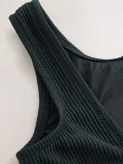 Next Crinkle Swimsuit (3-16yrs) Black Discount