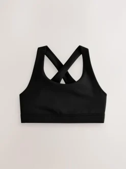 Next Black Cross Back Sports Bras (5-16yrs) Clearance
