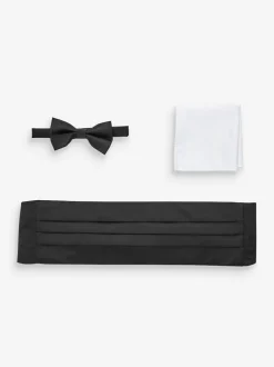 Next Black Cummerbund And Bow Tie Set Clearance