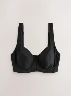 Next DD+ Non Pad Full Cup Dry Tech High Impact Sports Bra Black Online