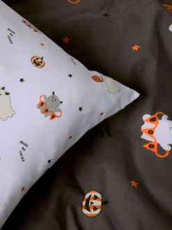Next Black Duvet Cover and Pillowcase Set Online