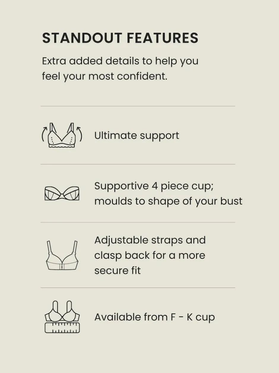 Next F-K Underwired Tummy Control Swimsuit Black Outlet
