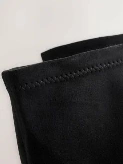 Next Black Forever Comfort® Flat Sock Over The Knee Boots