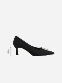 Next Black Forever Comfort Jewel Trim Pointed Court Heels New